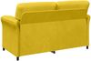 vidaXL 2-Sitzer Sofa Gelb 158 x 83 x 95 cm Samt 42033960 Bild 5