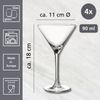 Ritzenhoff & Breker Martiniglas Rumba, 4-tlg, Glas, 4er Set, je 90 ml Bild 3