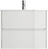 Badmöbel Taifun & Waschtisch 70cm 2 Greifraum SoftClose Auszüge weiß Hgl : Weiss hochglanz Bild 5