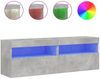 vidaXL TV-Wandschränke mit LED-Leuchten 2 Stk. Betongrau 60x30x40 cm 837190 Bild 2