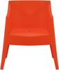 Gartenstuhl HENRI 4er Set - 73 x 57 x 78 cm, Kunststoff, Orange | Stapelstuhl Loungestuhl Garten Outdoor-Stuhl Bild 4