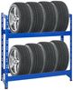 PROREGAL® Schwerlastregal Reifenregal Räderregal TIGER HxBxT 100x110x35cm 8 Reifen auf 2 Ebenen, Für 8 Winterreifen Sommerreifen Allwetterreifen bis 300kg Gesamtlast Bild 5