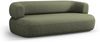 Micadoni Sofa Jenny 3-Sitzer Chenille Grün Bild 4