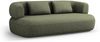 Micadoni Sofa Jenny 3-Sitzer Chenille Grün Bild 2