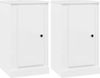 vidaXL Sideboards 2 Stk. Hochglanz-Weiß 37,5x35,5x67,5cm Holzwerkstoff 816205 Bild 2