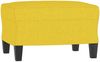 vidaXL 3-Sitzer-Sofa mit Hocker Hellgelb 180 cm Stoff 3201042 Bild 5
