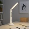 LED Tischleuchte, Touchdimmer, Uhr, H 26 cm Bild 2