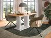 Esstisch Home-X in Eiche und weiß ausziehbar 150 - 190 cm Bild 5
