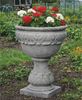 Casa Padrino Barock Blumentopf Grau Ø 53 x H. 80 cm - Barock Garten Deko Bild 2