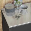 vidaXL Küchenaufbewahrung HATTEM Schwarz 60 x 50 x 92 cm Stahl 874989 Bild 5