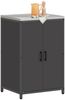 vidaXL Küchenaufbewahrung HATTEM Schwarz 60 x 50 x 92 cm Stahl 874989 Bild 3