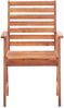 vidaXL Garten-Essstühle 3 Stk. mit Kissen Massivholz Akazie 3064348 Bild 4