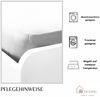 Jersey Spannbettlaken Spannbetttuch 100% Baumwolle Bettlaken Betttuch 135GSM Schwarz 180x200cm Bild 5