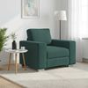 vidaXL Sofa-Sessel Dunkelgrün 100 cm Stoff 4105212 Bild 1