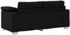 vidaXL Zweisitzer-Sofa Schwarz 180 cm Stoff 4105229 Bild 4
