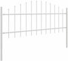 vidaXL Gartenzaun Woerden 3 pcs Weiß 3360142 Bild 4