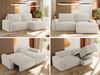 L-förmiges Ecksofa mit Armlehnen, Schlaffunktion und losen Kissen - BELLUNO - rechts - Beige Cord Bild 2