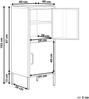 Büroschrank HURON Metall Goldbraun Bild 2