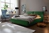 KAWOLA Bett HENRY Polsterbett Cord smaragd 180x200cm Bild 2