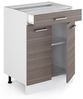 Küchenunterschrank R-Line Edelgrau 60 cm mit Schublade, ohne Arbeitsplatte Vicco Bild 3