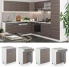 Küchenunterschrank R-Line Edelgrau 60 cm mit Schublade, ohne Arbeitsplatte Vicco Bild 2