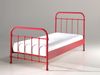 Metallbett Karlyn 210x98x111 Einzelbett Metall Rot Bild 4