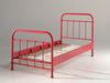 Metallbett Karlyn 210x98x111 Einzelbett Metall Rot Bild 3
