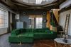 KAWOLA Sofa NEVADA Ecksofa Velvet smaragd Recamiere links mit motorischem Sitzvorzug 82 x 215 x 319 cm Bild 4