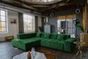 KAWOLA Sofa NEVADA Ecksofa Velvet smaragd Recamiere links mit motorischem Sitzvorzug 82 x 215 x 319 cm Bild 5