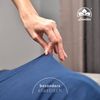 leevitex® Spannbettlaken Spannbettlaken Premium Elasthan, Gummizug: rundum, blickdicht, Anti-Pilling, 97% Baumwolle, 3% Elasthan, 40 cm Steg Bild 3