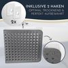 Homerella Badematte rutschfest Hautsensitiv 88x39cm, INKL. AUFHÄNGUNG, Antirutschmatte Badewanne BPA frei, Duschmatte schimmelresistent & maschinenwaschbar Bild 3