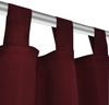 vidaXL Vorhänge Gardinen aus Satin 2-teilig, Polyester Dunkelrot, 140x225 cm Bild 4