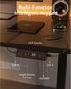 FEZIBO Elektrischer Schreibtisch 120x60cm Schwarz Memory Steuerung Bild 5