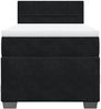 vidaXL Boxspringbett mit Matratze Schwarz 90x200 cm Samt 3286224 Bild 4