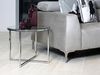 Beistelltisch >Crispo< in Chromfarben aus Glas - 55x45x55cm (BxHxT) Bild 4