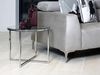 Beistelltisch >Crispo< in Chromfarben aus Glas - 55x45x55cm (BxHxT) Bild 2