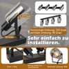 ZMH Schwarzer Deckenstrahler 4-flammig 350° verstellbar Deckenlampe Industrial Vintage E14 Bild 4
