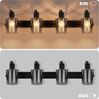 ZMH Schwarzer Deckenstrahler 4-flammig 350° verstellbar Deckenlampe Industrial Vintage E14 Bild 5