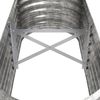 vidaXL Hochbeet Verzinkter Stahl 114x40x36 cm Silbern 318867 Bild 5