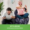 Green Bean® Bean Bag-Sitzsack + Hocker, 2er-Set, waschbar & schmutzabweisend, Polyester / PVC, EPS-Füllung, Camouflage Schwarz Bild 5