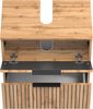 Waschbeckenunterschrank >Nizza< in Wotaneiche-Dekor - 60x54x35cm (BxHxT) Bild 5