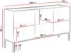 Kommode Cowilo 150 2D (Farbe: Cashmere) Bild 3