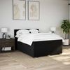 vidaXL Boxspringbett mit Matratze Schwarz 140x200 cm Stoff 3288220 Bild 4