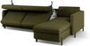 Micadoni Schlaf-Ecksofa Gloria 4-Sitzer Rechts Strukturierter Stoff Grün 205x140 Bild 4