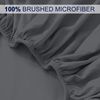 BRB HOME Spannbettlaken Spannbettlaken Gebürstete Mikrofaser, Polyester, Gummizug: Rundum, (1 Stück), Polyester für Boxspringbett und Topper bis 35 cm Bild 3