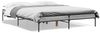 vidaXL Bettgestell Grau Sonoma 140x200 cm Holzwerkstoff und Metall 845019 Bild 2