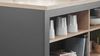 Kochinsel >Benedicto< in anthrazit / Sonoma-Eiche - 138x90x75 (BxHxT) Bild 4
