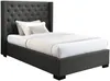 Vente-unique Bett MASSIMO, Grau, 215,5x141,5x143,5 cm Bild 2