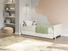 Vente-unique - TALUDO Bett Holz, Platte BeigeBeige - B 98,9 cm x H 63,6 cm x L 200,4 cm Bild 2