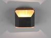 LED Holz Wandlampen 2er Set Up and Down mit Stufen Dimmer Schwarz, Höhe 12cm Bild 5